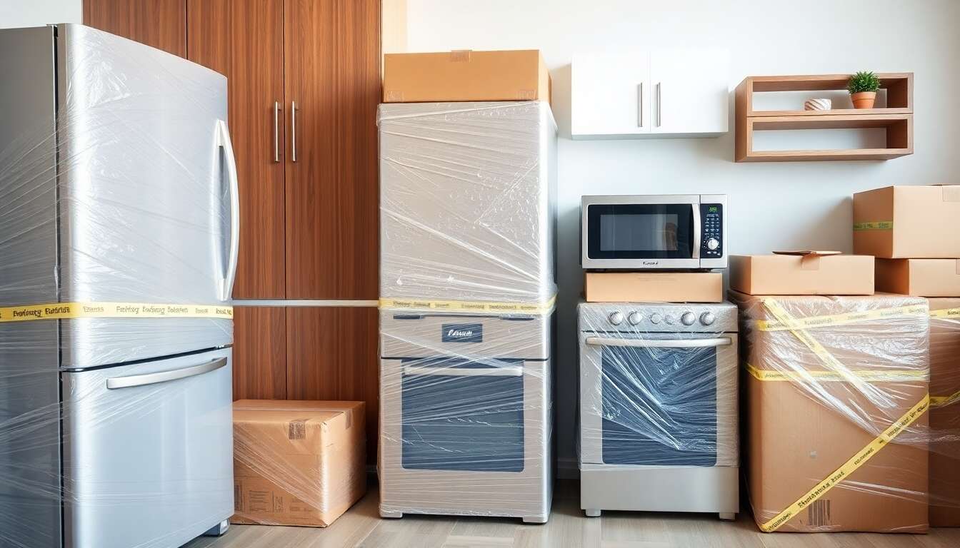 Emballage sécurisé des appareils électroménagers