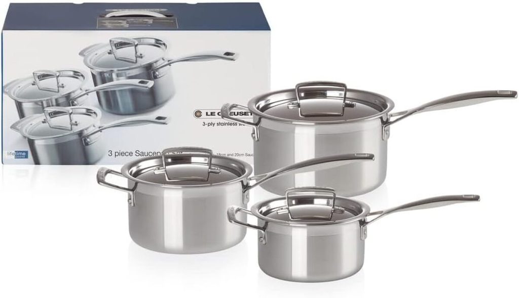 Test : casseroles inox Le Creuset 3-ply intégral
