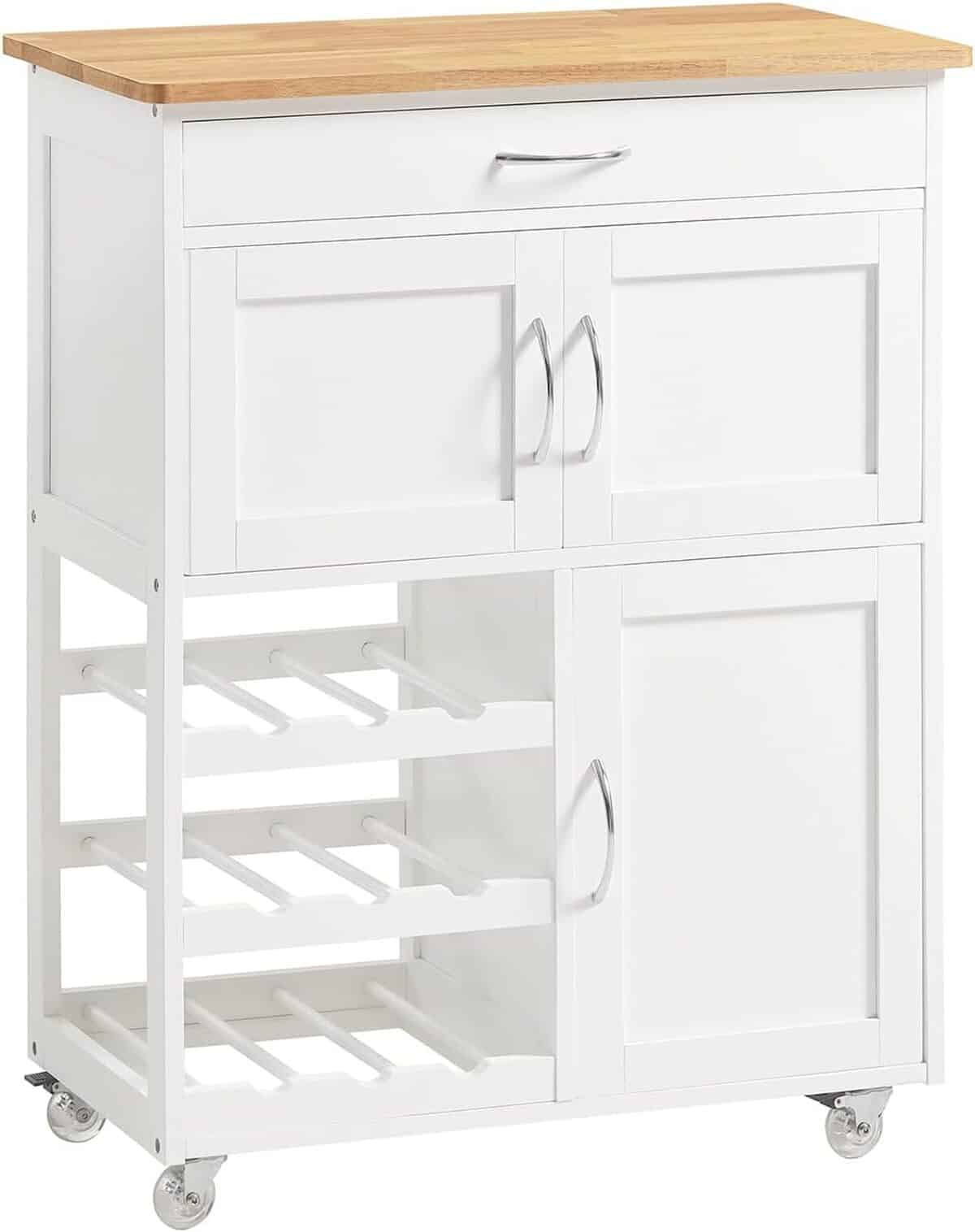 Test : chariot de cuisine SoBuy FKW45-WN pratique et polyvalent