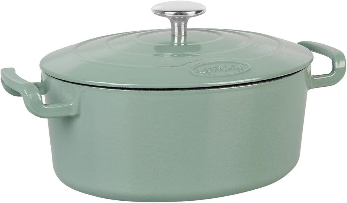 Mini Cocotte Avec Couvercle 13cm 0,45L Vert - Marmite à Soupe Et Dessert Maxspace