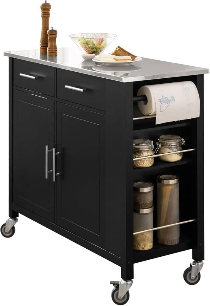 Test de la desserte roulante SoBuy FKW108-SCH : un chariot multifonctionnel pour votre cuisine