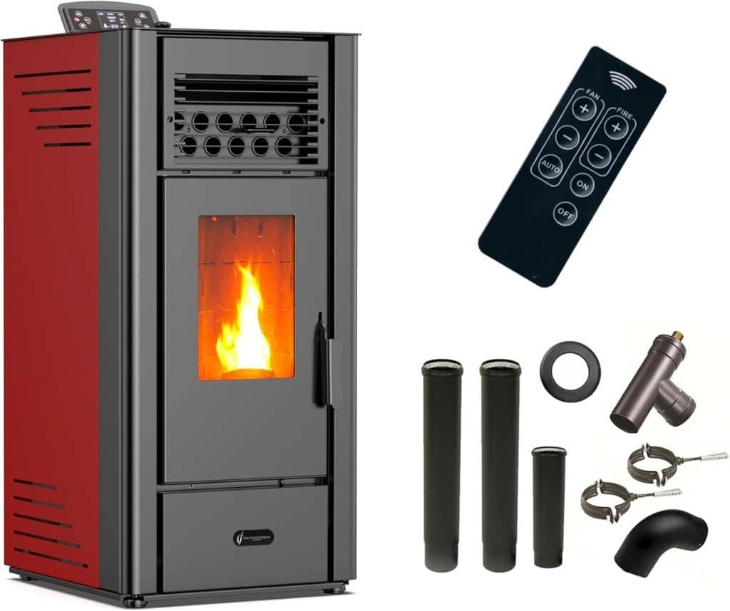 Test du poêle à granulés Sannover Anita 10 kW Bordeaux