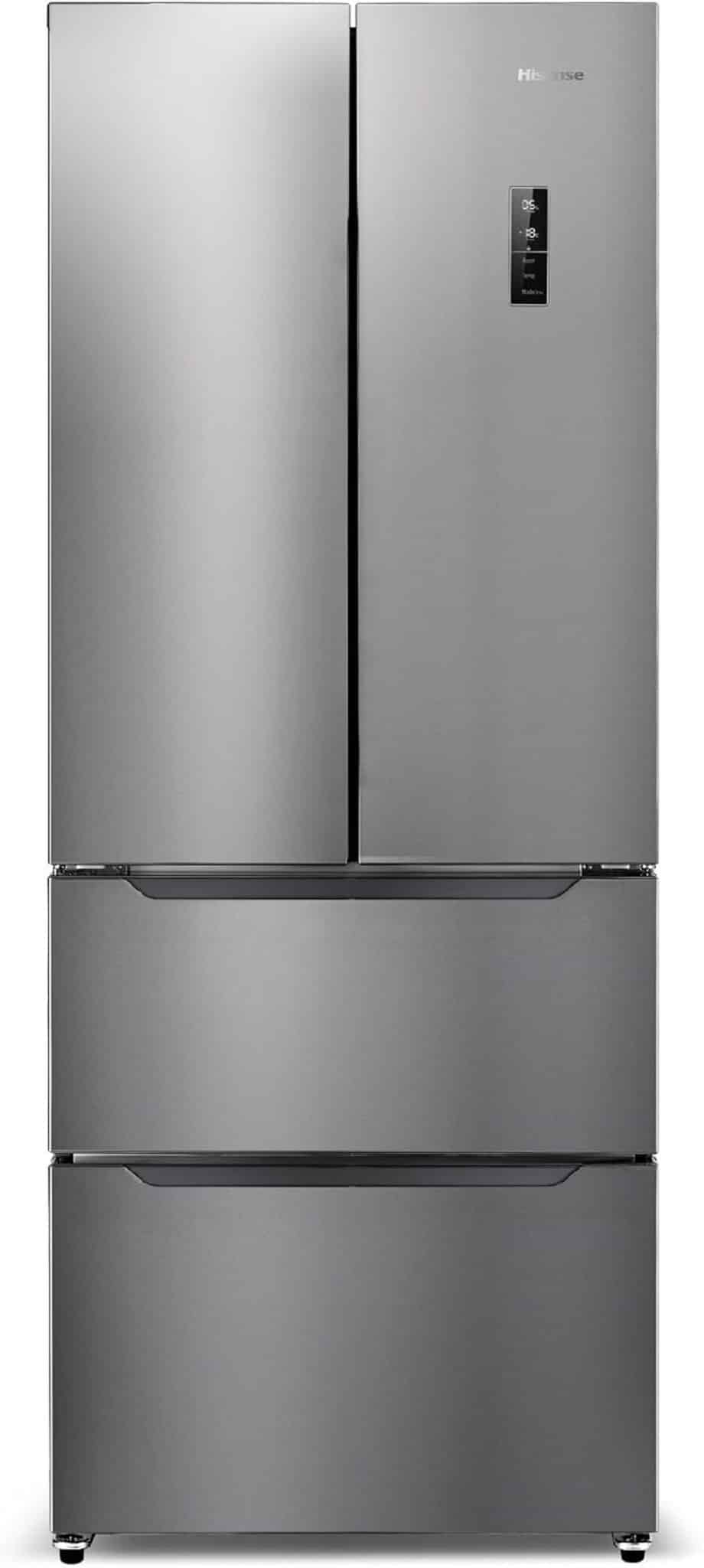 Test du réfrigérateur congélateur HISENSE mkgn f378 a+ en acier inoxydable