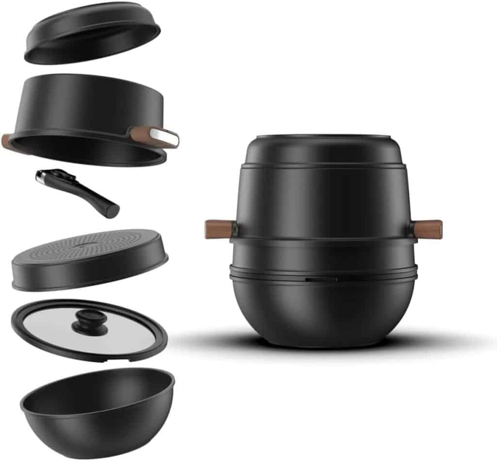 Test : poêles empilables CookingTotem® Premium pour induction