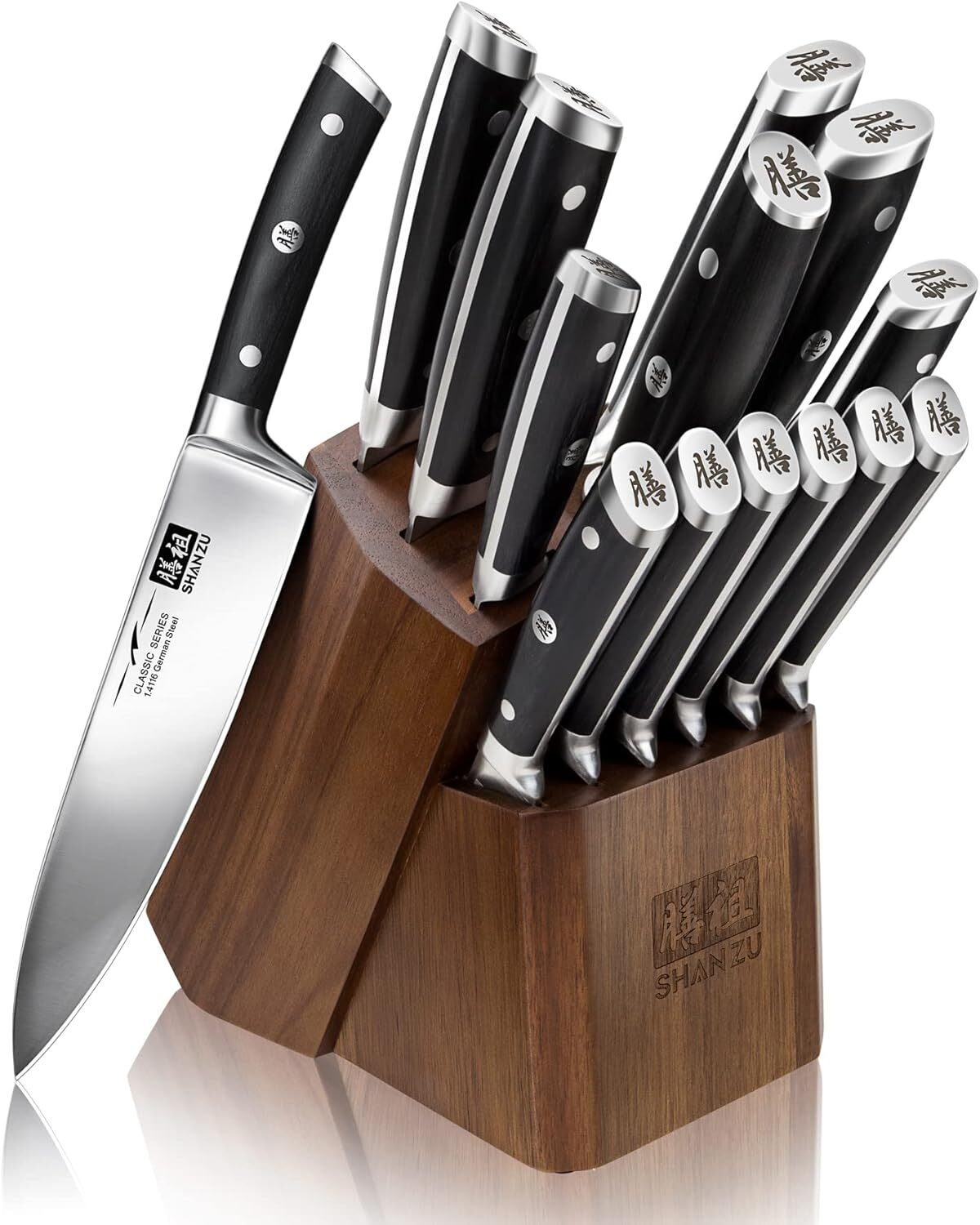 Test : set de 14 couteaux de cuisine SHAN ZU professionnels