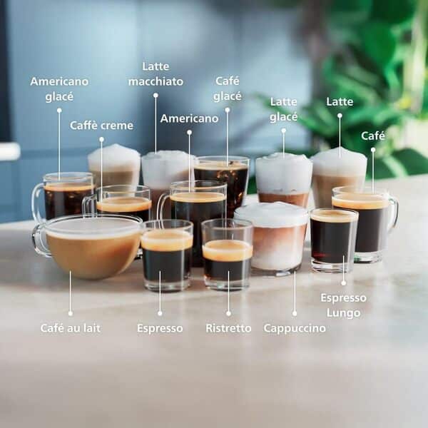 Philips Machine à Expresso Entièrement Automatique 5500 Series – 20 Boissons Chaudes et Glacées, Carafe à Lait LatteGo Facile à Nettoyer, SilentBrew 40% plus Silencieuse, QuickStart, Gris (EP5544/50)