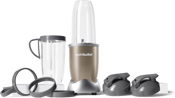 nutribullet Pro 900 Watt, Blender Électrique, Hachoir, puissance de 900w, verres de 900 ml et 700ml, champagen, NB910CP, Champagne