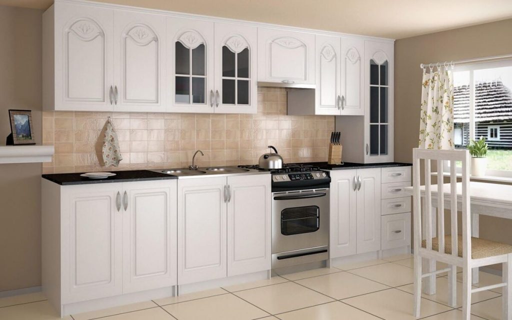 Test de la cuisine complète Dina Blanche de Tendencio : moderne et moulures élégantes