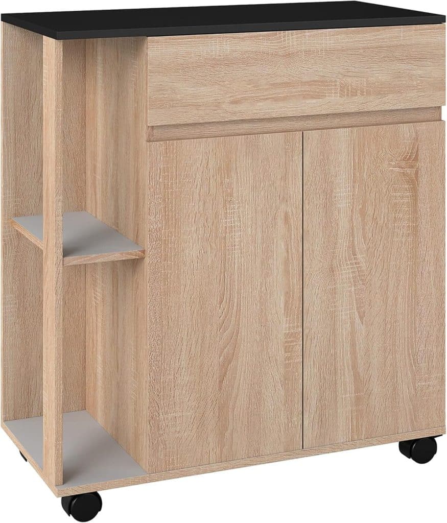 Test du chariot de service HOMCOM : desserte cuisine à roulettes