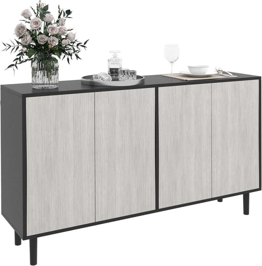 Test du meuble de rangement HOMCOM : armoire cuisine 2 placards