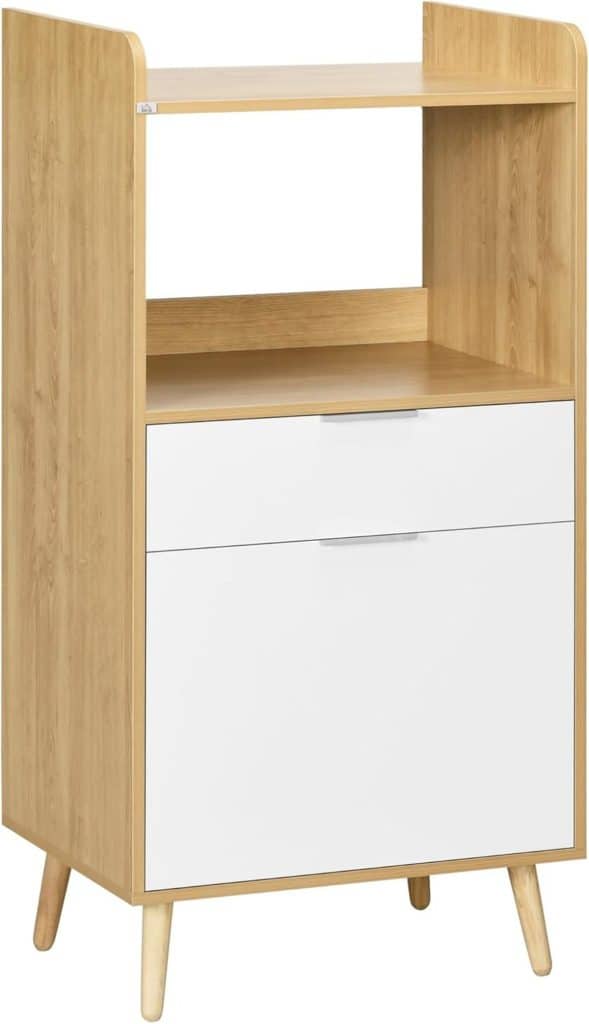 Test du meuble desserte de cuisine HOMCOM scandinave