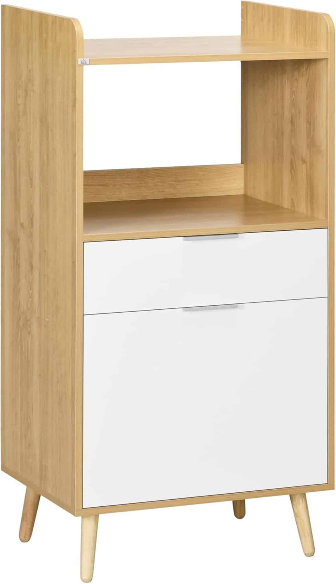 Test du meuble desserte de cuisine HOMCOM scandinave