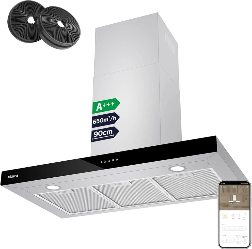 Test : hotte Ciarra CBCS9102, performance et silence