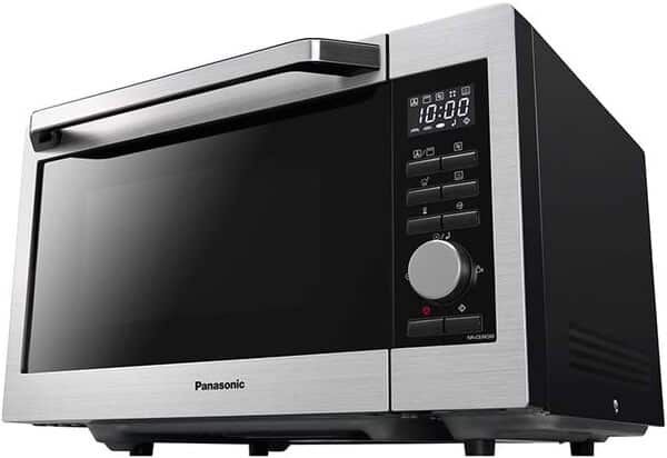Panasonic NN-C69KSMEPG Four Micro-Ondes Combiné Gril et Plateau Tournant en Verre, 30L, 1000W, 40/100-220°C, 30 Programmes, Décongélation Auto, 5 niveaux de puissance, minuterie, LED, acier inoxydable