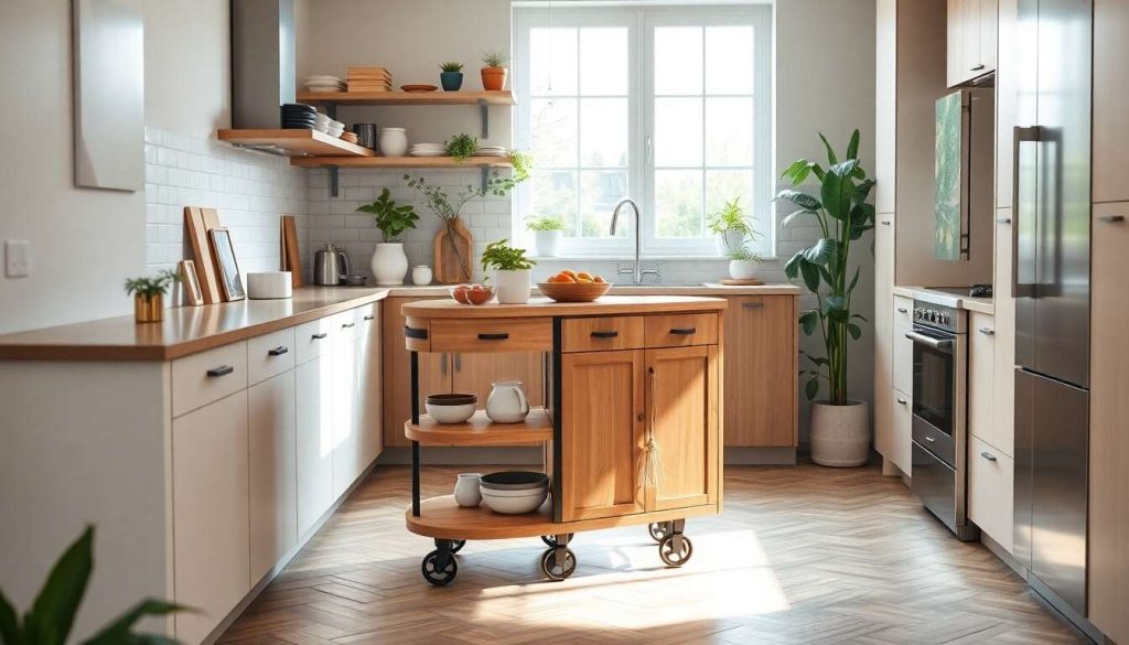 Astuces pour optimiser l'espace avec une desserte de cuisine