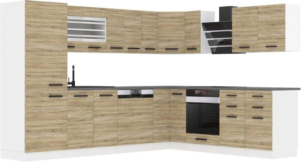 Test : belini cuisine complète Julie en chêne Sonoma