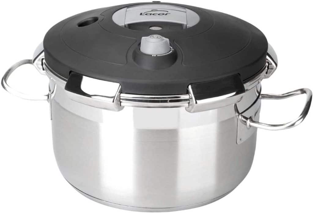 Test de la cocotte à pression chef luxe Lacor 50815 15L silver