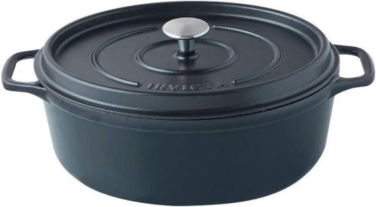 Cocotte Ovale IBILI In Acciaio Smaltato - 42x32x15 Cm, Nero, Per Forno E Cucina