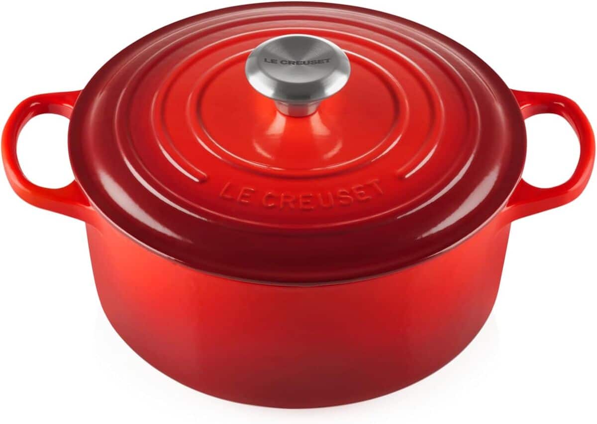 Test de la cocotte Signature Le Creuset 24 cm cerise