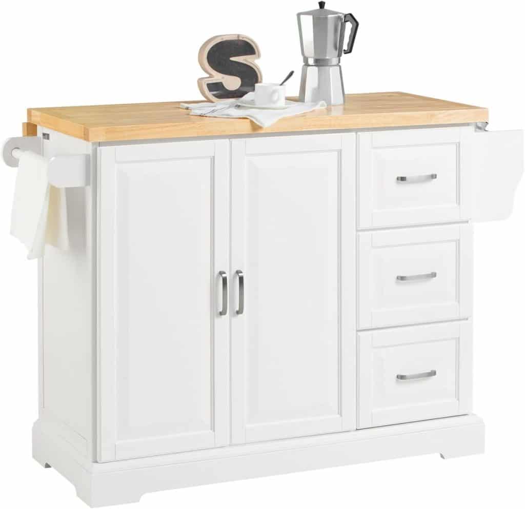 Test de la desserte roulante SoBuy FKW41-WN : qualité et stabilité au rendez-vous