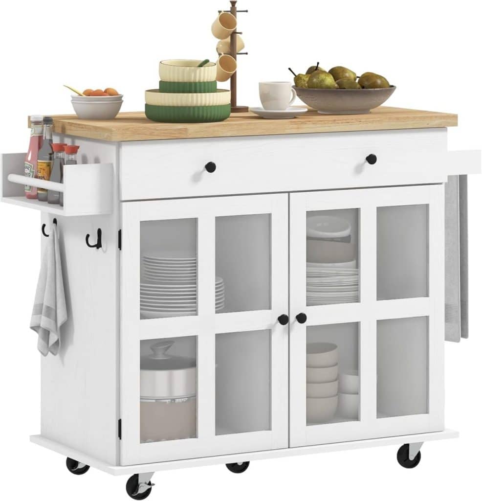 Test : desserte de cuisine HOMCOM multi-rangements