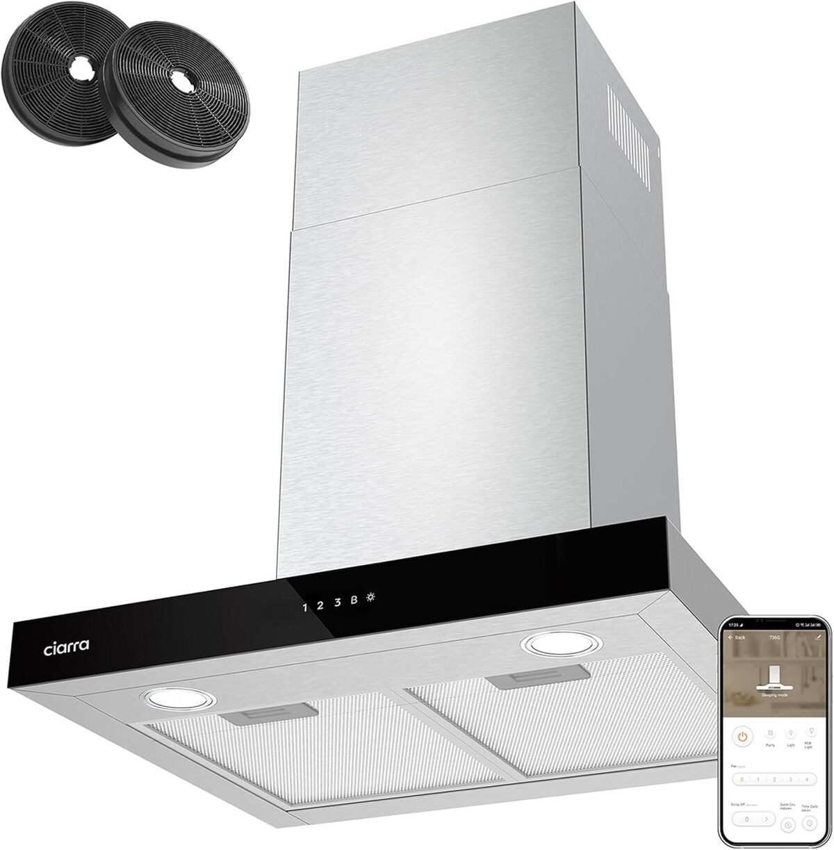 Mini Hotte Aspirante Silencieuse 8W USB Pour Cuisine, Barbecue Et Plancha