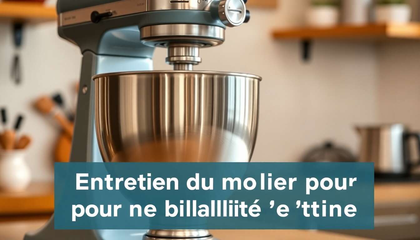 Entretien sp&eacute;cifique de la partie motoris&eacute;e du robot mixer