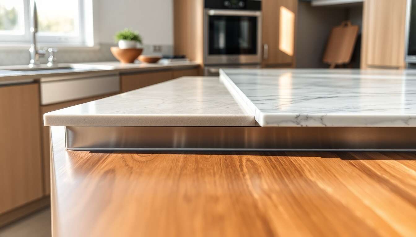 Identifier les mat&eacute;riaux de votre desserte de cuisine