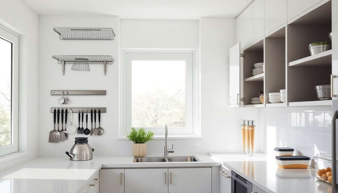 Astuces pour gagner de l'espace dans les petites cuisines Astuces pour gagner de l'espace dans les petites cuisines