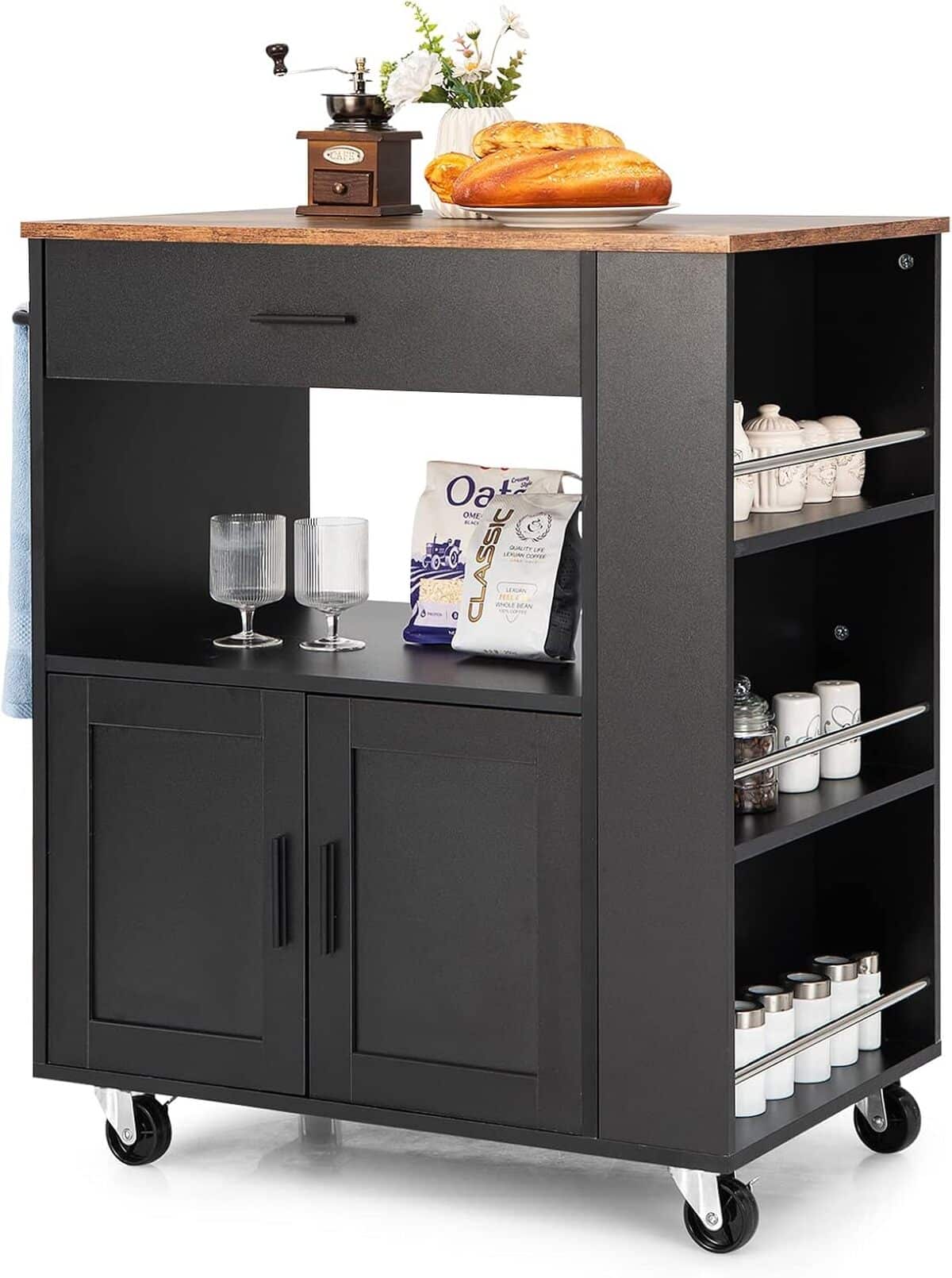Test : chariot de cuisine costway compact et pratique