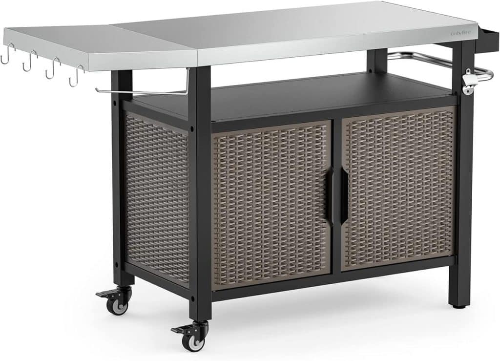 Test : chariot plancha extérieur onlyfire avec table d'appoint