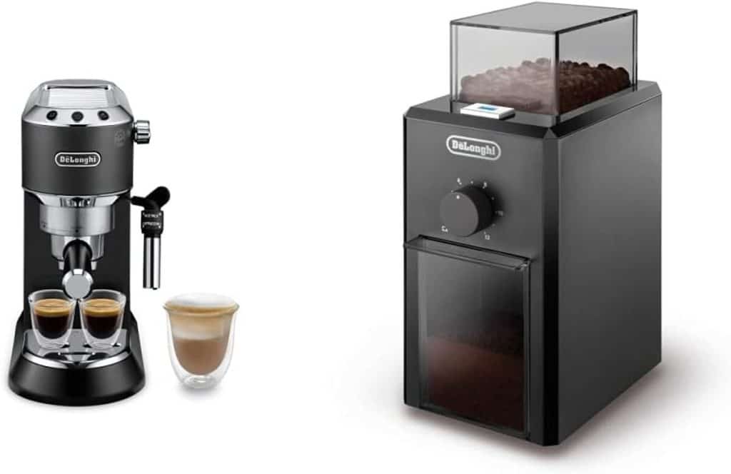 Test de la De'Longhi Dedica Style : machine expresso et moulin à café électrique noir