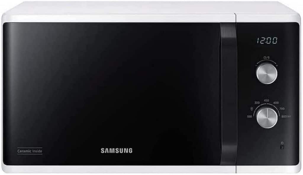 Test du micro-ondes Samsung MS23K3614AW 23 L 800 W blanc