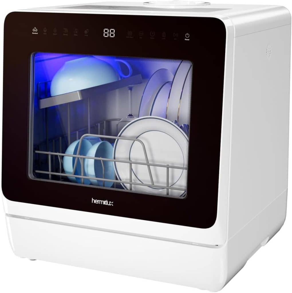 Test : hermitlux mini lave-vaisselle 7+3 programmes