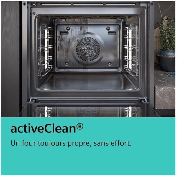 SIEMENS Four encastrable pyrolyse HB574ABR3F, iQ300, cookControl10