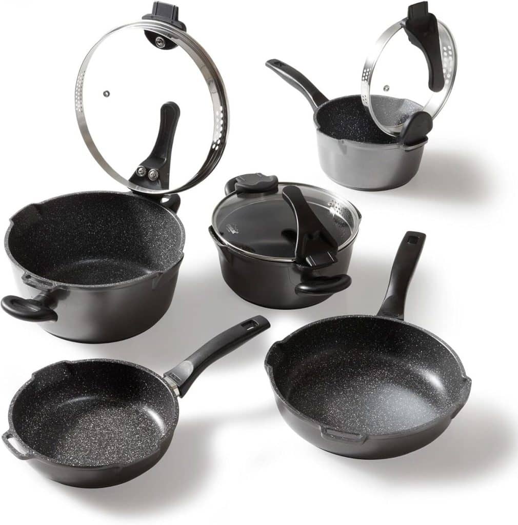 Test : batterie de cuisine Stoneline Future 8 pcs antiadhésive induction