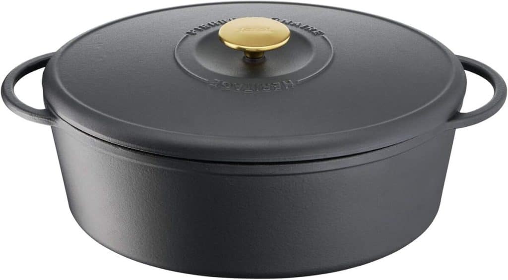 Test : cocotte fonte Tefal Pierre Gagnaire Heritage 34x26 cm 7, 2L induction