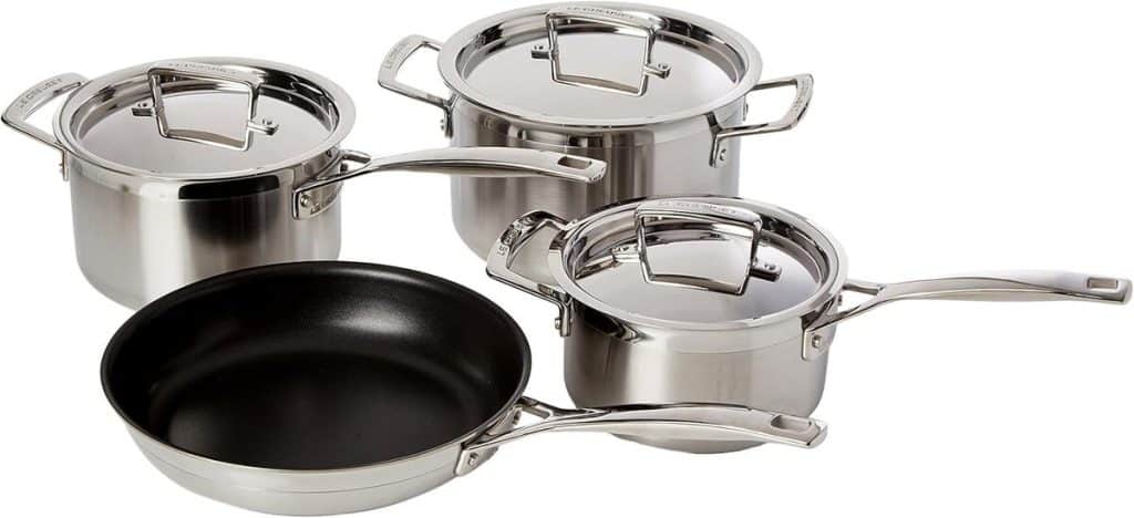 Test du set de 7 pièces Le Creuset en inox 3-ply integral