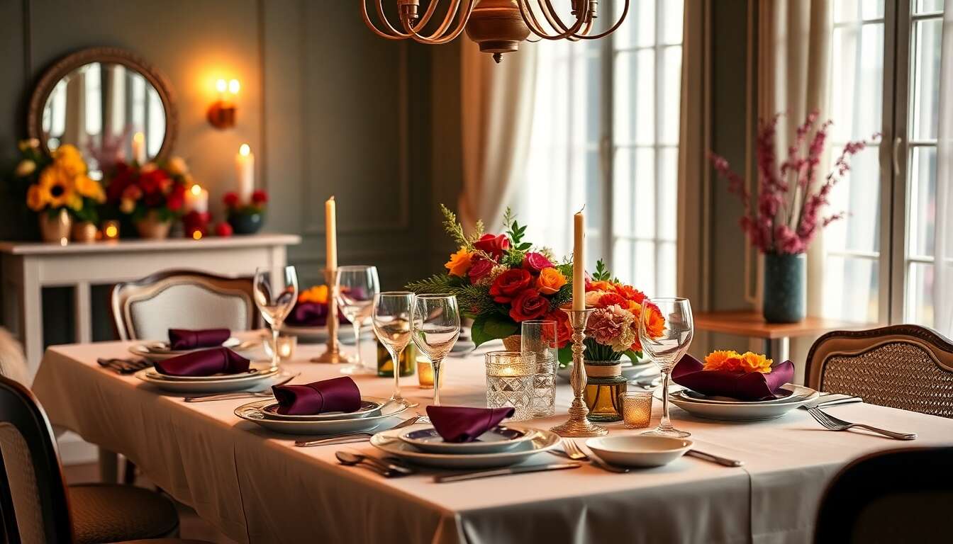 Les essentiels pour une d&eacute;coration de table r&eacute;ussie