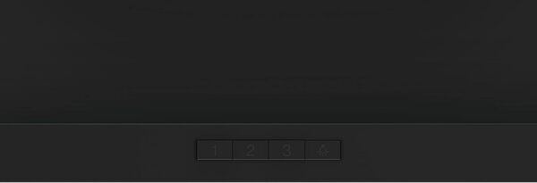 Bosch DWP94BC60 Hotte murale pyramide encastrable - 1 moteur, 3 vitesses d'aspiration - Silencieuse - 60 cm - Noir [Classe énergétique D]