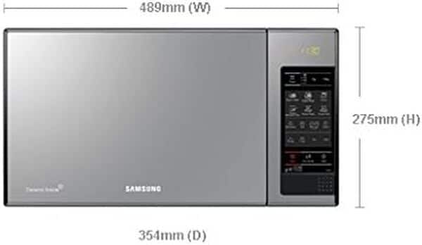 Samsung Comptoir ge83 x four à micro-ondes [Classe énergétique A]