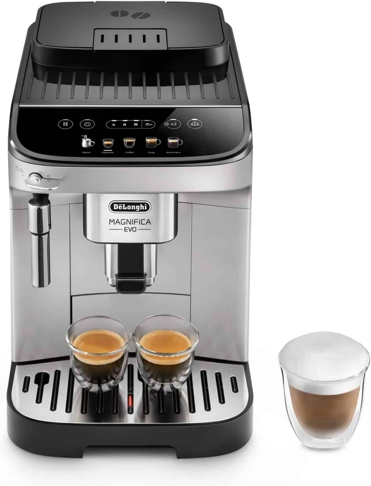 Test de la De'Longhi Magnifica Evo ECAM292.33.SB : machine à café grain expresso-cappuccino