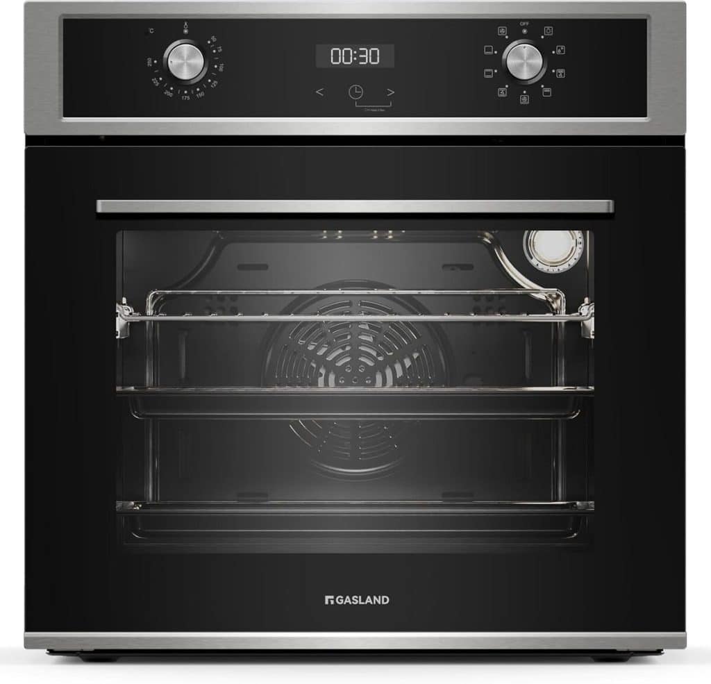 Test du four encastrable GASLAND ES609321DGB : multifonctions et sécurité enfant