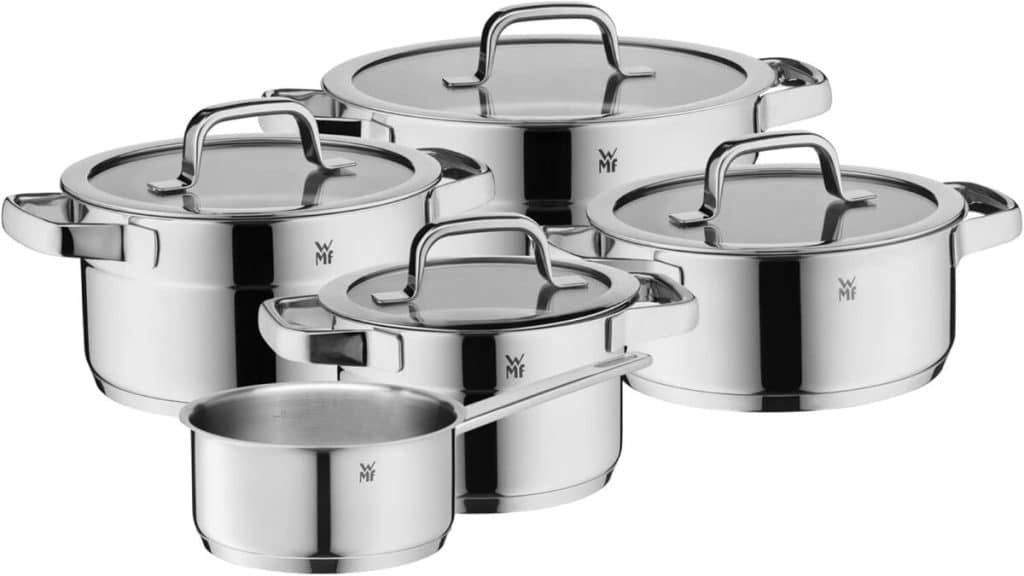 Test du lot de casseroles WMF Compact Cuisine en inox poli