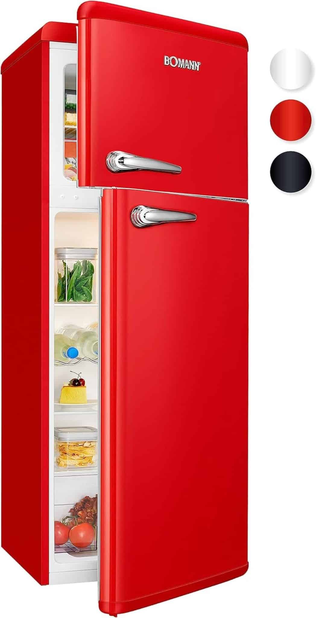 Test du réfrigérateur-congélateur Bomann DTR 353 208 L