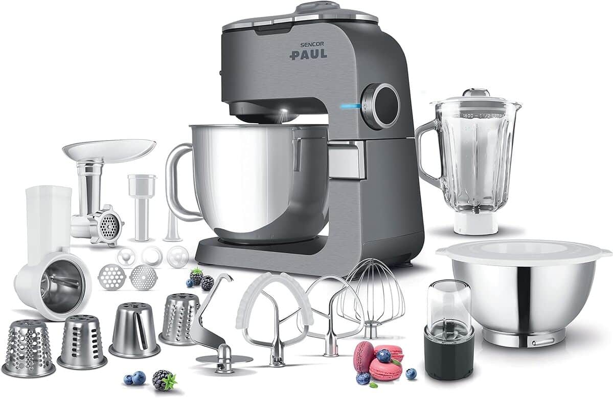 Test du robot pâtissier Sencor Premium 1500W : puissance et polyvalence