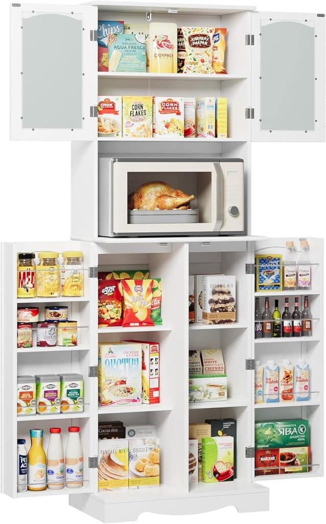 Test du vaisselier Hocsok blanc 181 cm : l'armoire de cuisine pratique