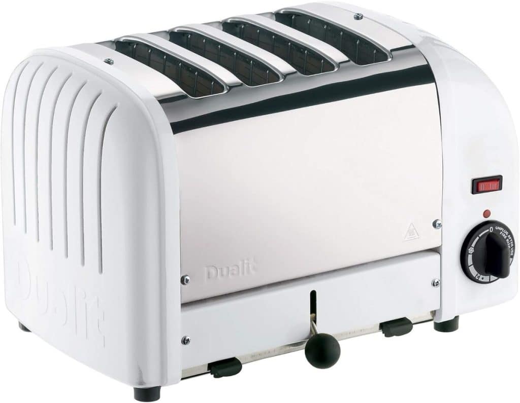 Test : grille pain Dualit professionnel blanc, 4 tranches