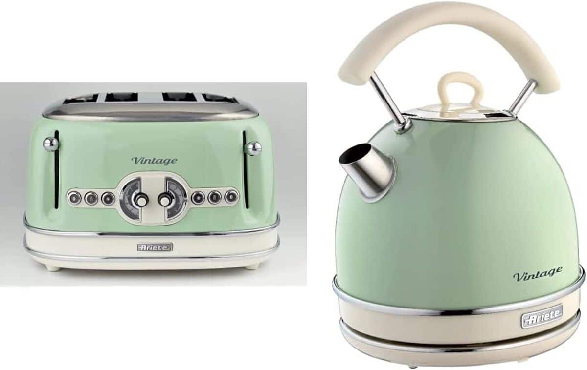 Test grille-pain Vintage Ariete 156 et bouilloire 2877 : élégance et puissance rétro