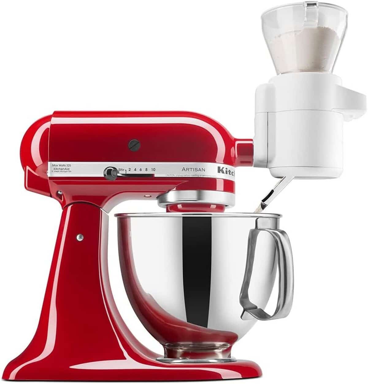 Test KitchenAid : tamis et balance 5KSMSFTA pour robot pâtissier